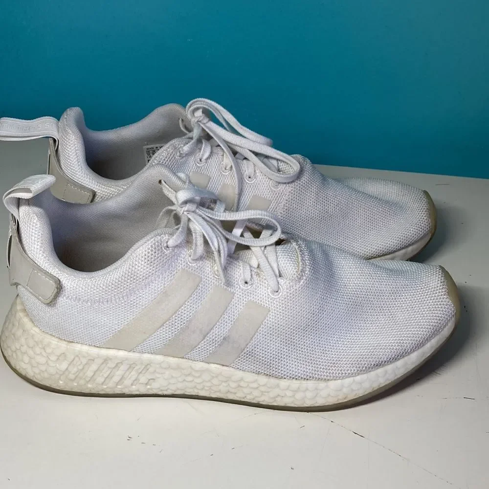 Adidas NMD R2 Triple White 2017 Size 11
